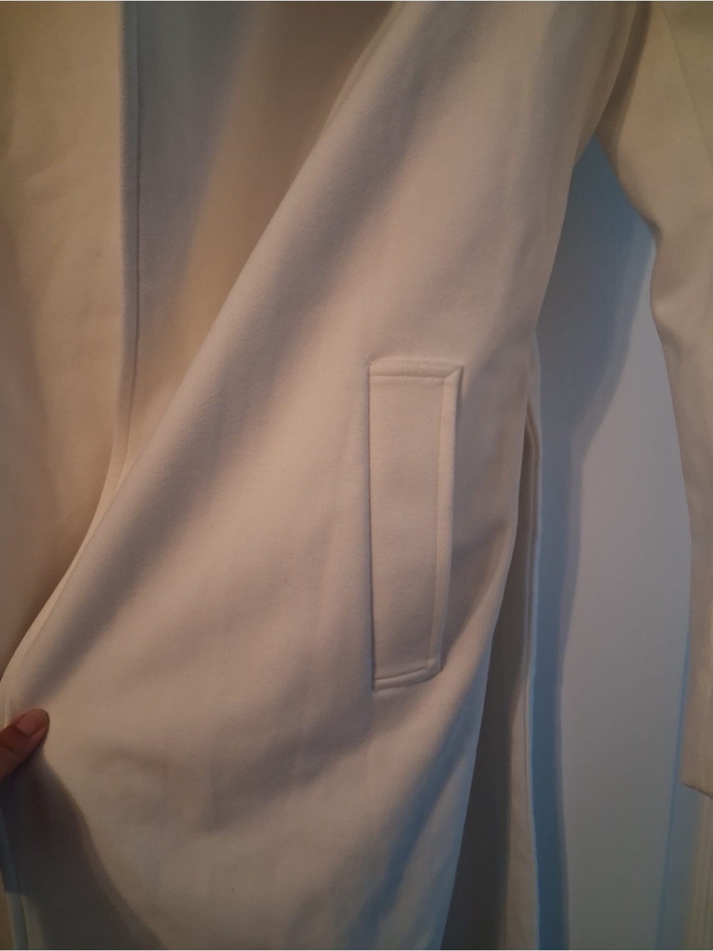 Long White Trench Coat - Picture 3 of 7